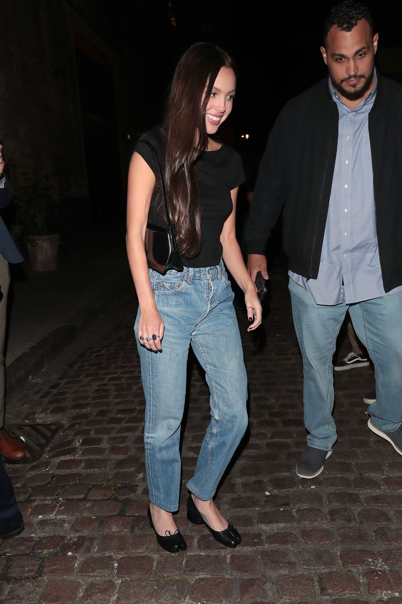 LONDON, ENGLAND - AUGUST 14: Olivia Rodrigo is seen on a night out leaving Chiltern Firehouse on August 14, 2023 in London, England. (Photo by Ricky Vigil M/Justin E Palmer/GC Images)