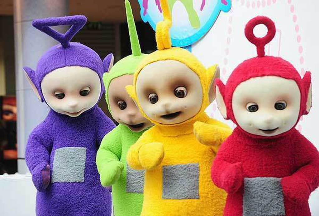 The Teletubbies appear for a photocall prior to a tour announcement in England in 2009. The show recently marked its 25th anniversary.