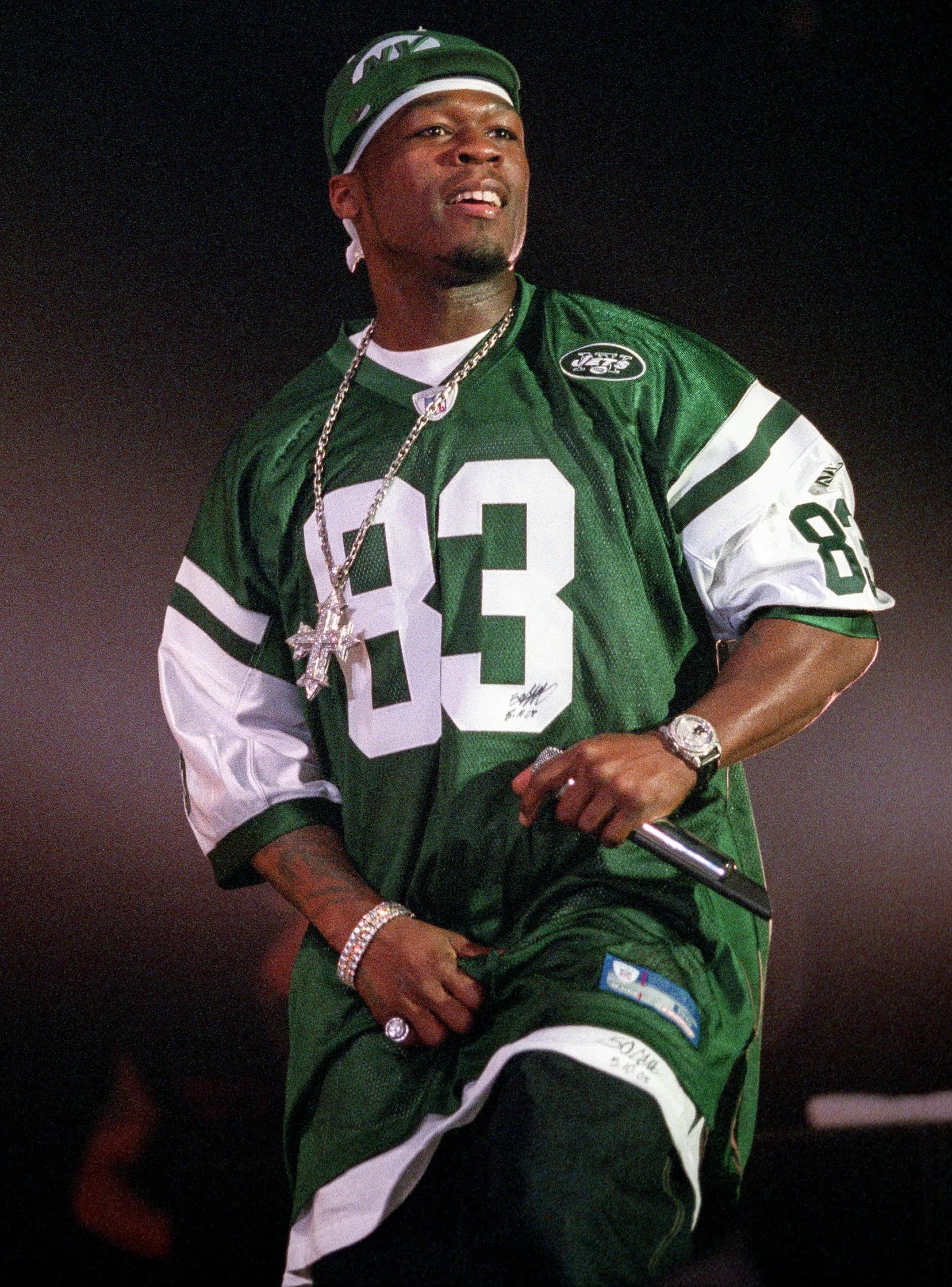 50 Cent – aka Curtis James Jackson III rocks the stage