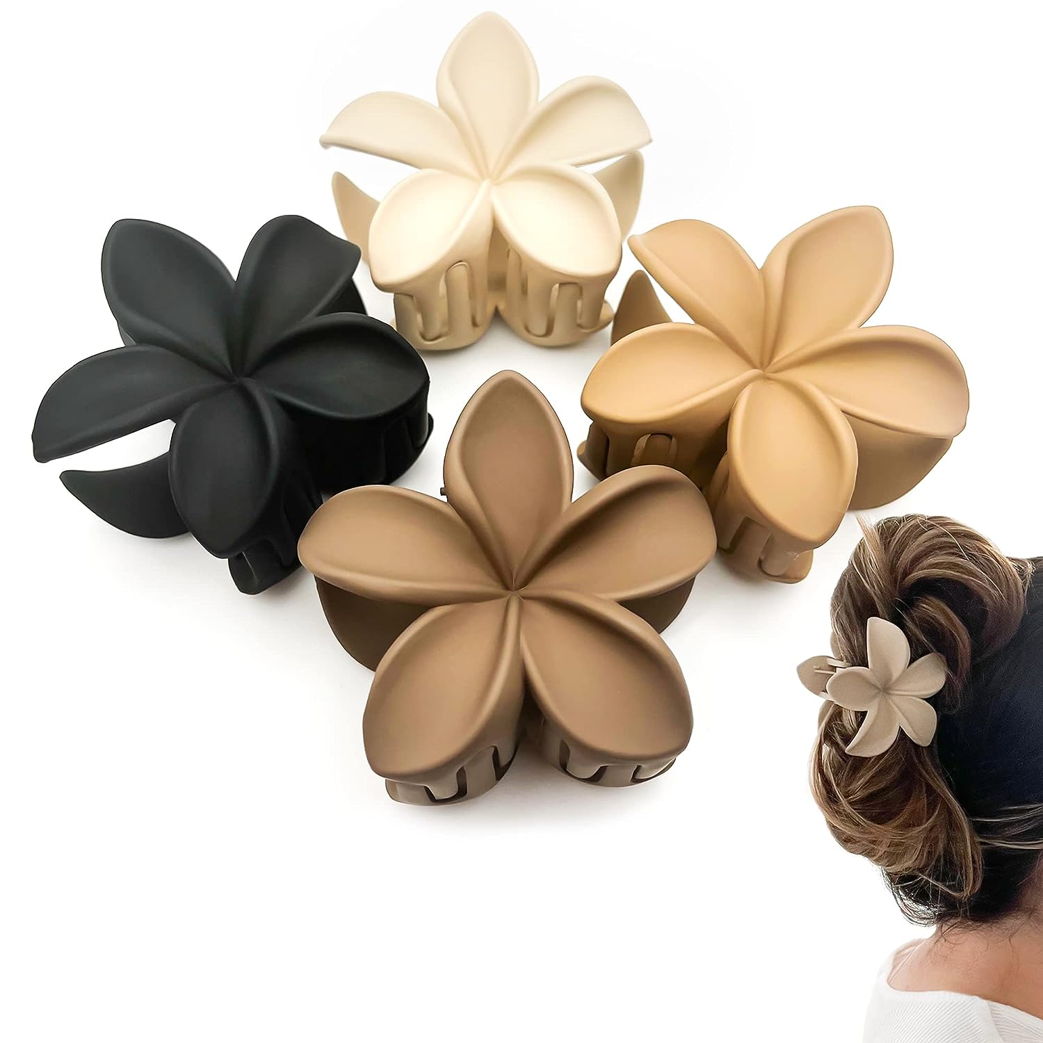 Luvearo Flower Hair Clips Variety Pack