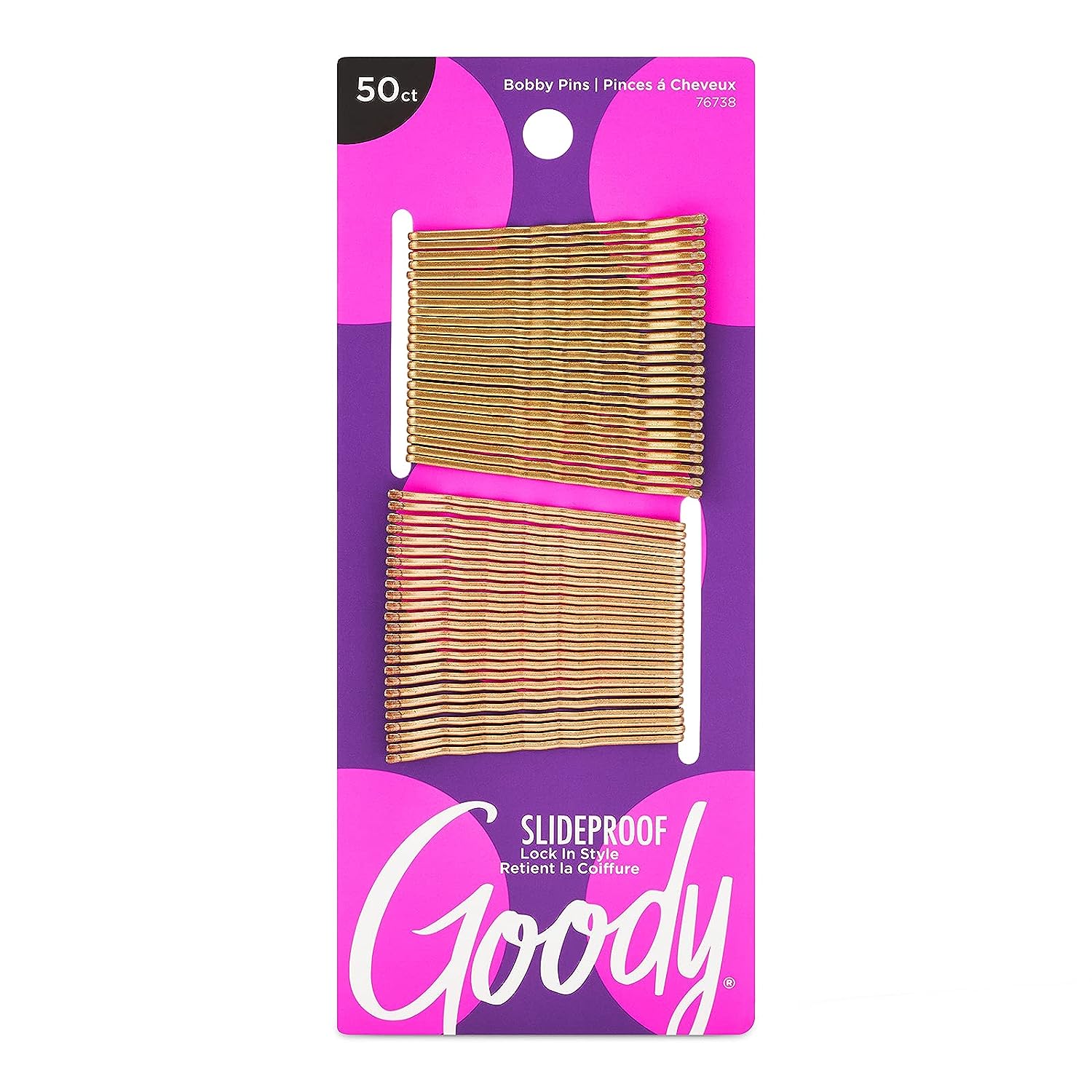 Goody Ouchless Hair Bobby Pins Metallic Blonde