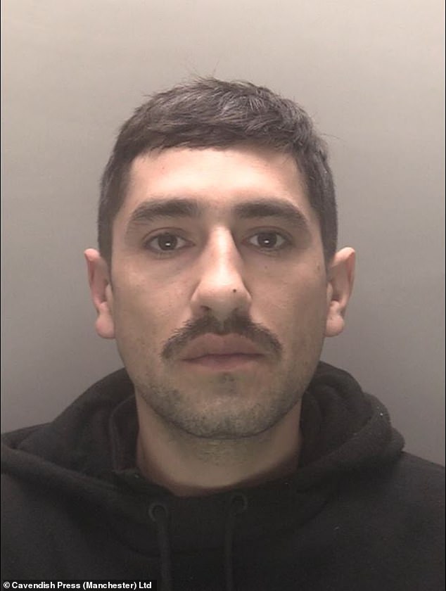 Construction worker Jean Paul Pizarro-Carrasco (pictured), 32 and also Chilean, was jailed for 20 months after he pleaded guilty to burglary