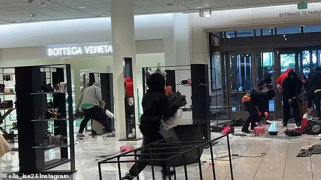 Mall goers were not evacuated and it is unclear if anyone was injured. There have no arrests reported at this time. Police are searching for 30 to 50 suspects