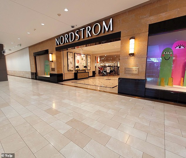 The same Nordstrom store at Westfield Topanga, was looted in November 2021 when robbers attacked a security guard with bear spray and stole designer purses