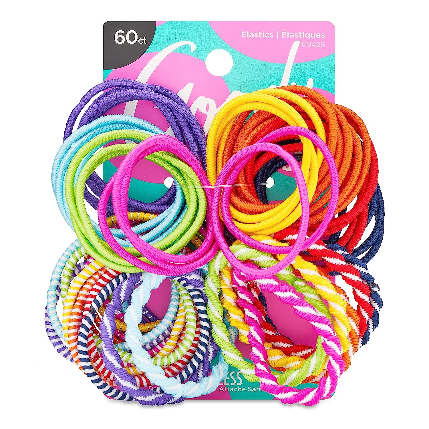 Goody Ouchless Hair Ties Brights & Pastels