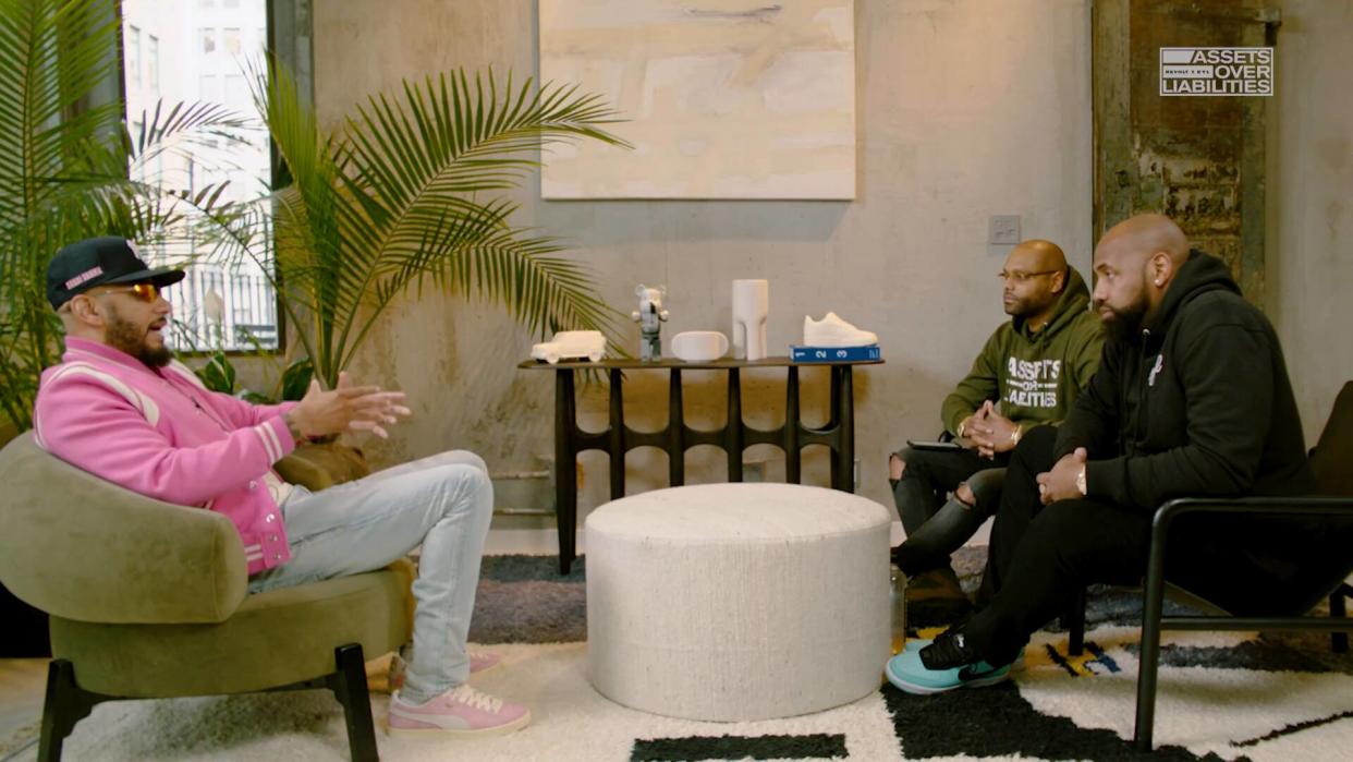 Rashad Bilal and Troy Millings of Earn Your Leisure, host REVOLT's Assets Over Liabilities, with the premiere episode featuring multi-talented entrepreneur, producer, and artist Swizz Beatz. 