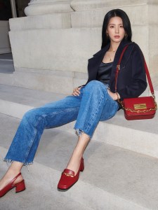 Jimmy Choo fall 2023 campaign starring Mi-Yeon