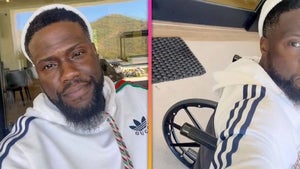 Kevin Hart In a Wheelchair After Tearing Abdomen Racing Former NFL Player