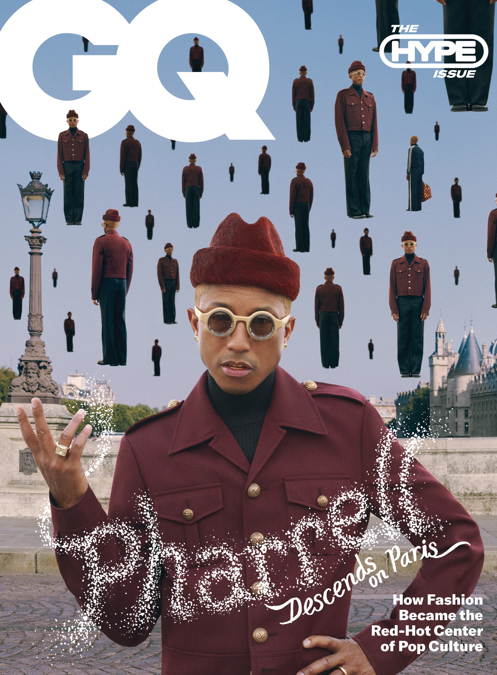 Pharrell covers the September 2023 issue of GQ. To get a copy subscribe to GQ.