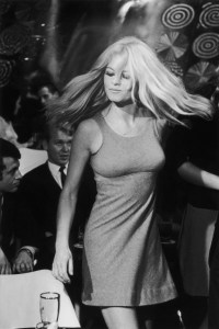 French actress and sex symbol Brigitte Bardot stage name of Camille Javal, dancing in a scene from the film 'Two Weeks In September' with Mike Sarne.   (Photo by Reg Lancaster/Getty Images)