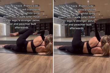 My lazy girl workout transforms your body & forms a peachy butt 