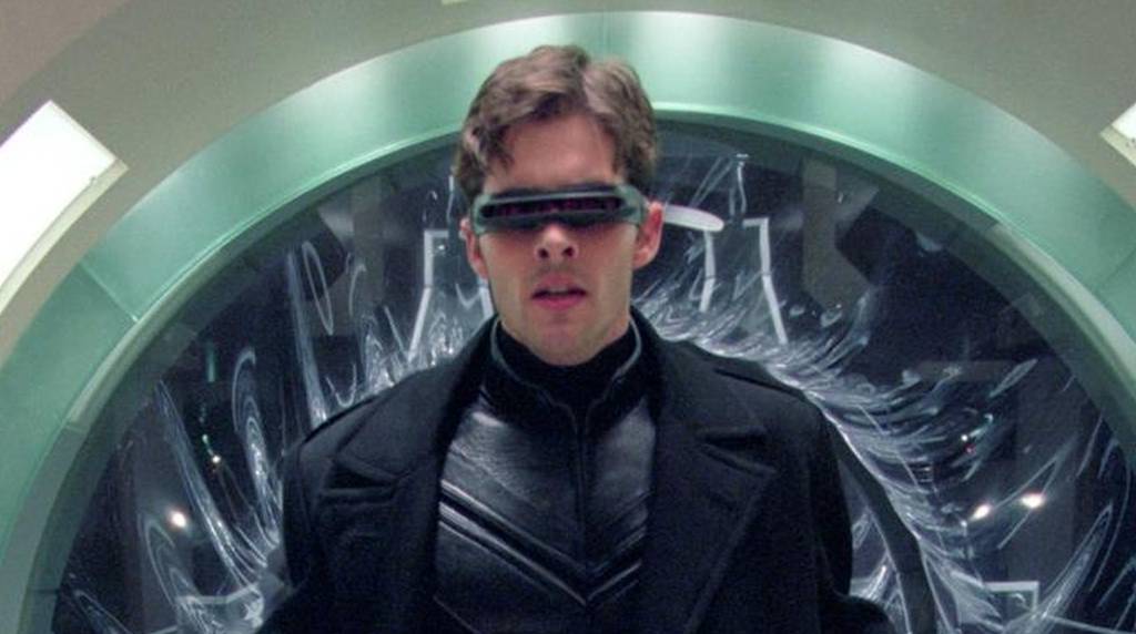 James Marsden as Cyclops in the movie version of X-Men.