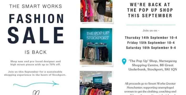 Smart Works fashion sale returns to Merseyway Pop-Up Store