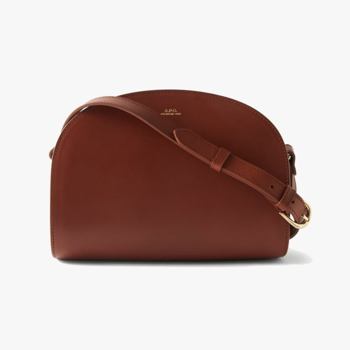 A.P.C. Half Moon leather bag