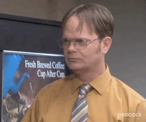 dwight the office you have a beautiful round head compliment
