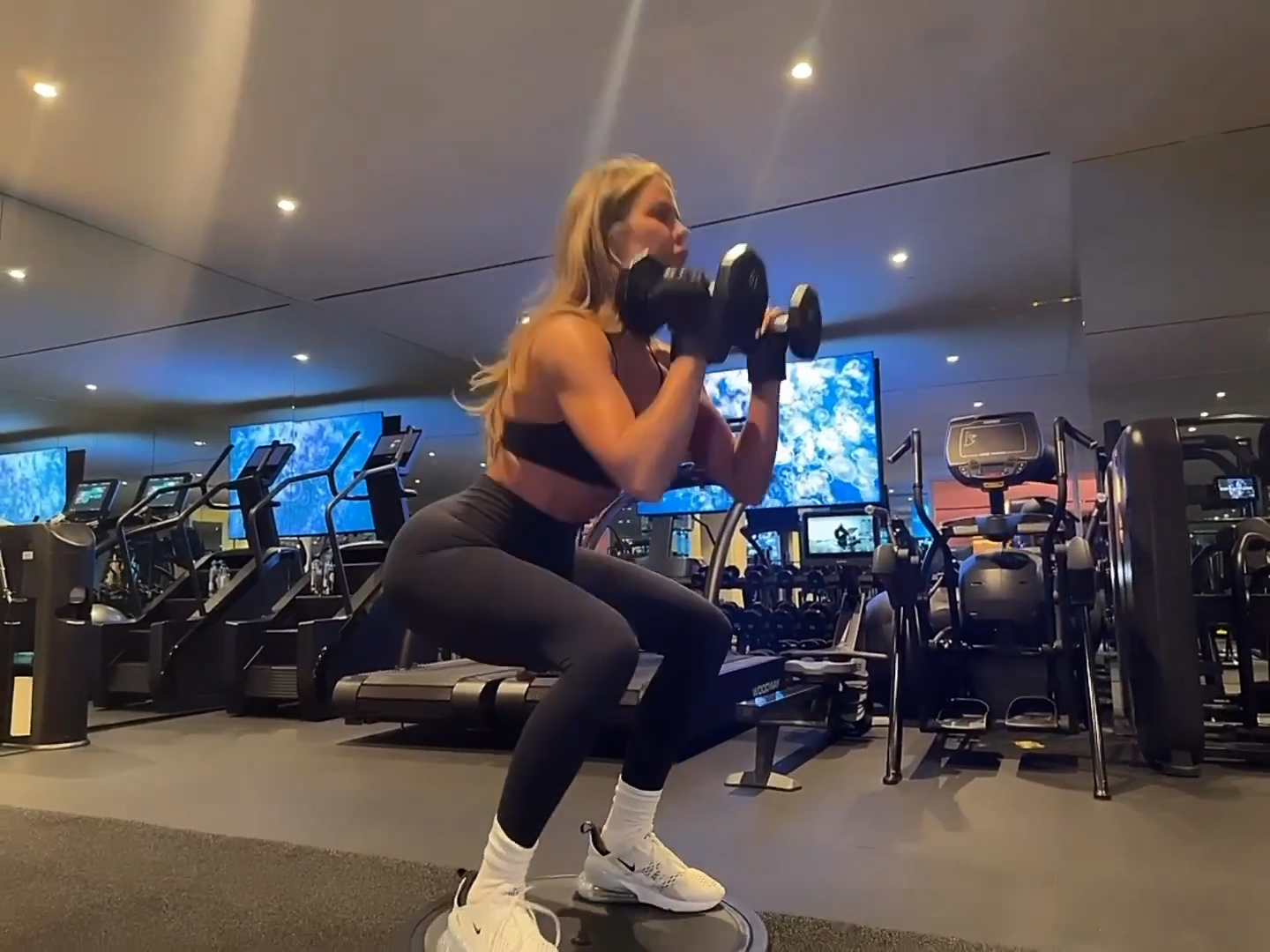 Fans recently commented on the shape of Khloe's butt during a workout