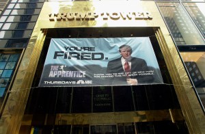A banner promoting the hit television show 