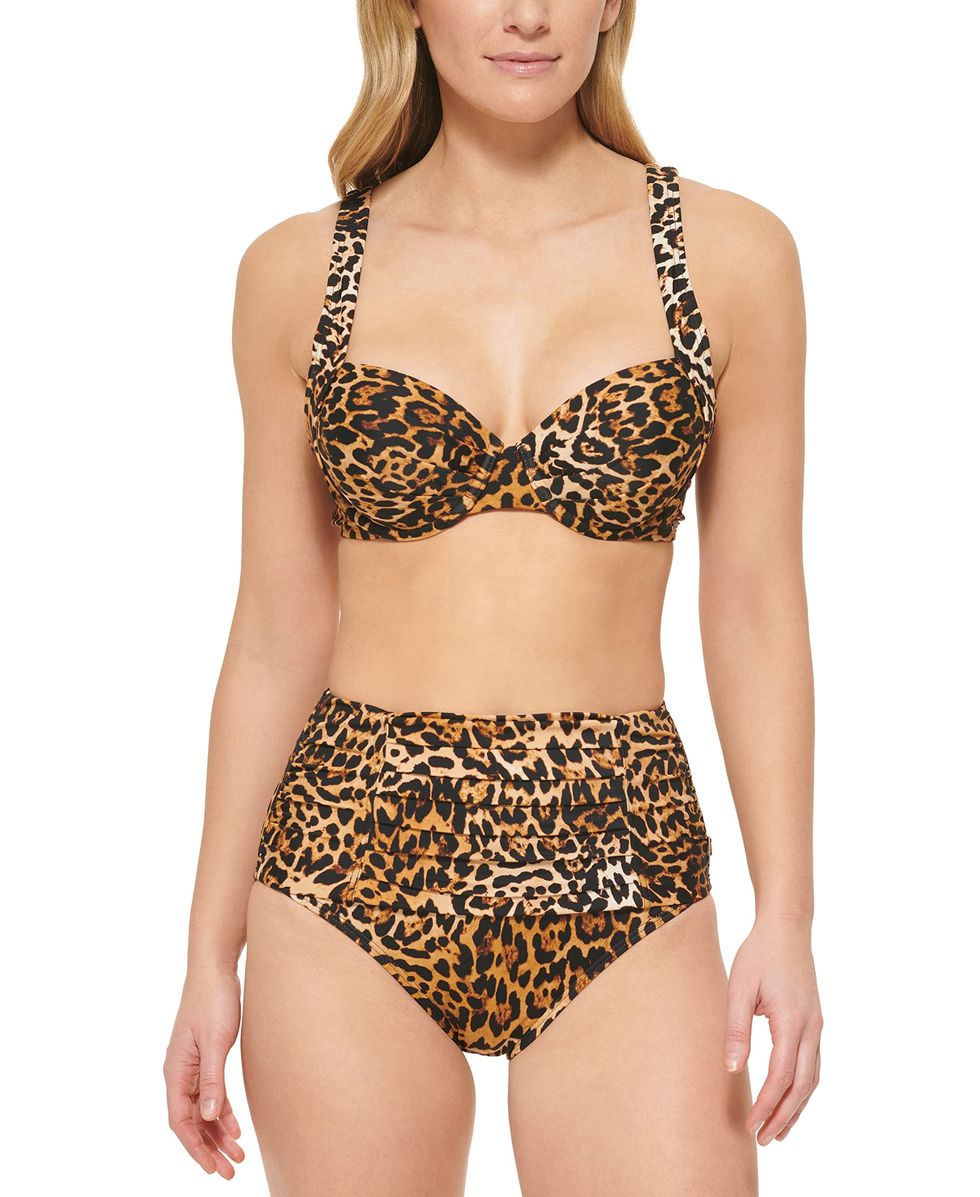 Convertible Bra Top High-Waisted Bikini