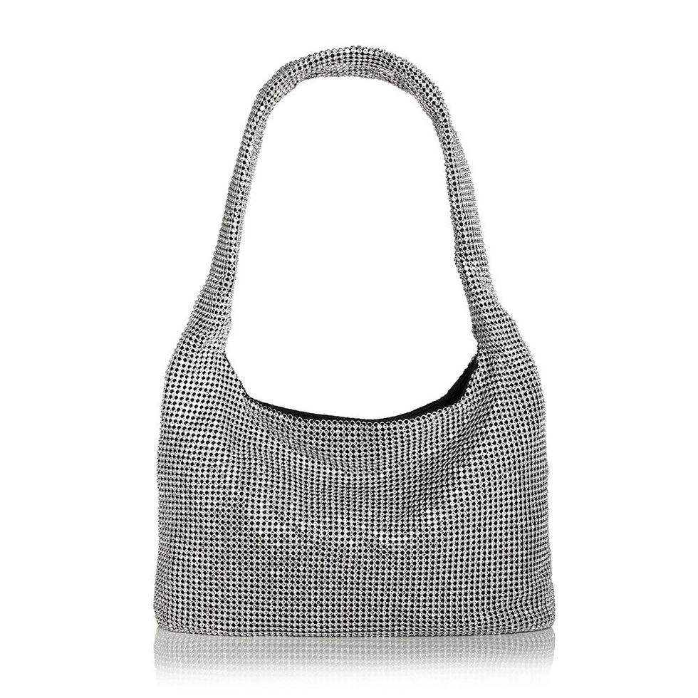 Aqua x Maeve Reilly Crystal Shoulder Bag