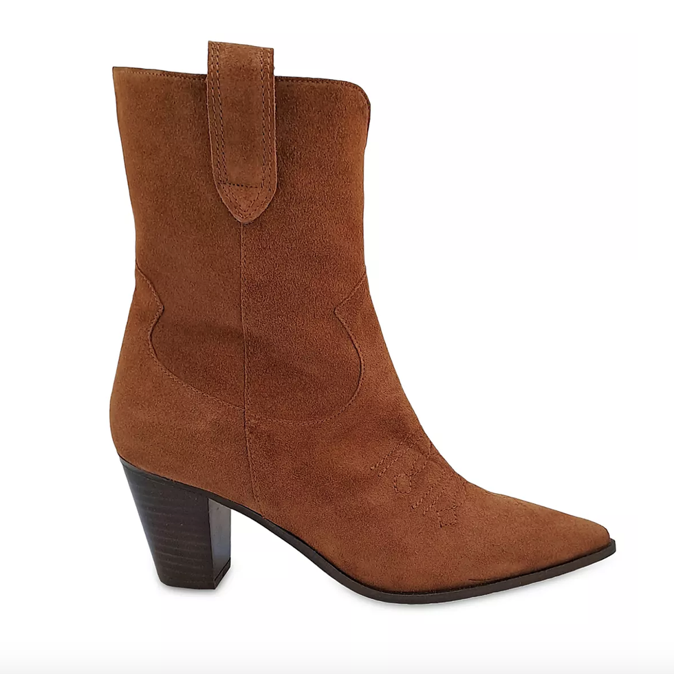 Gaston 75MM Suede Booties