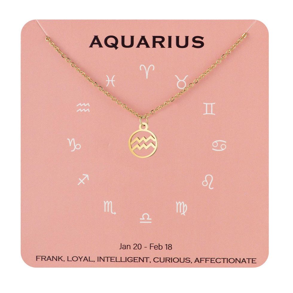 Gold Zodiac Sign Necklace