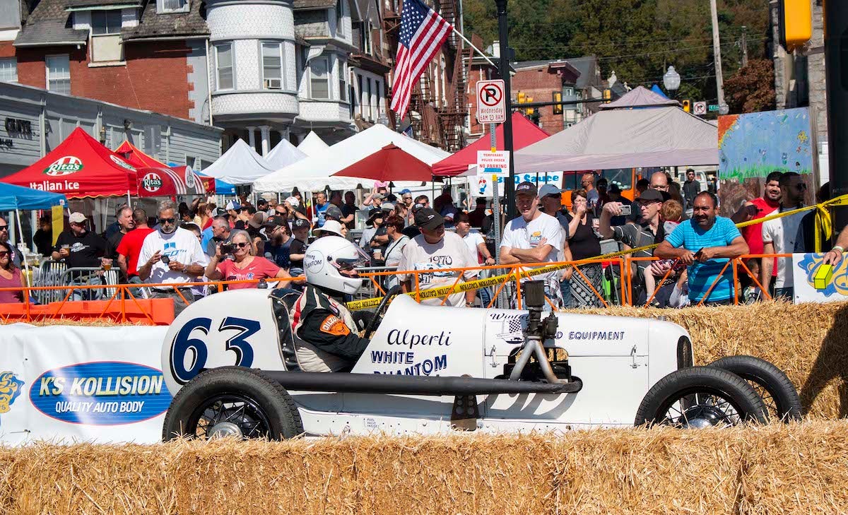 A view of a car at the Coatesville Grand Prix