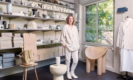 ‘We began designing outfits for the photographer, the acrobat, the road sweeper, the oil rigger’: Faye Toogood, designer, artist in her studio in Camden.