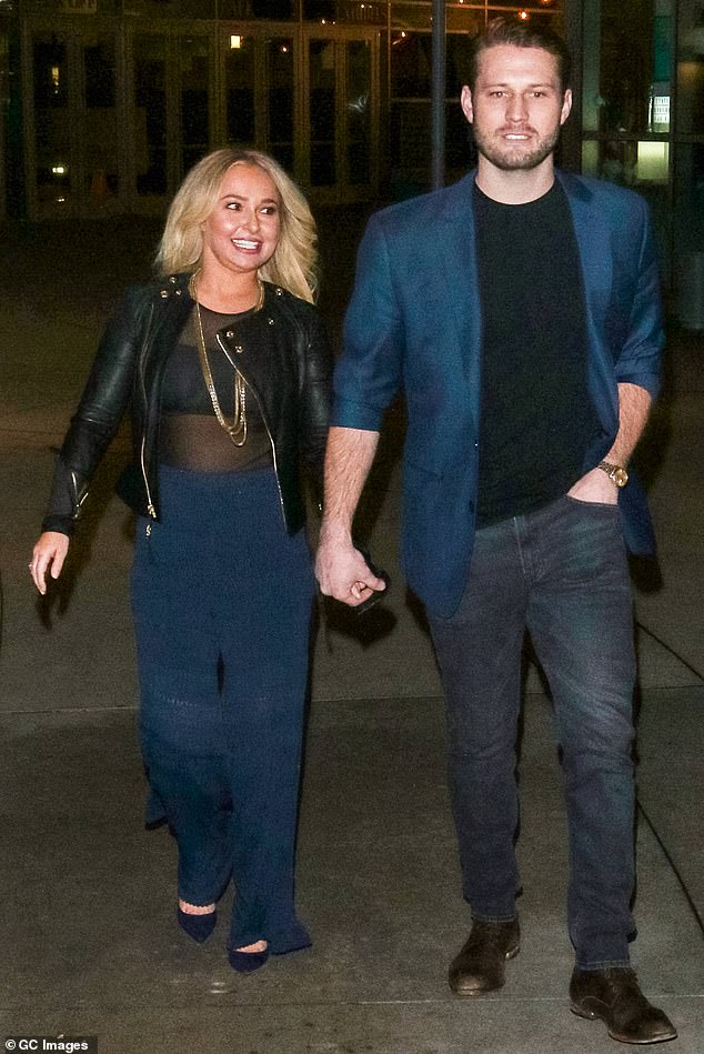 History: Over the course of their volatile relationship Brian faced multiple domestic violence charges, and in 2021 he served time for injuring Hayden; pictured 2019