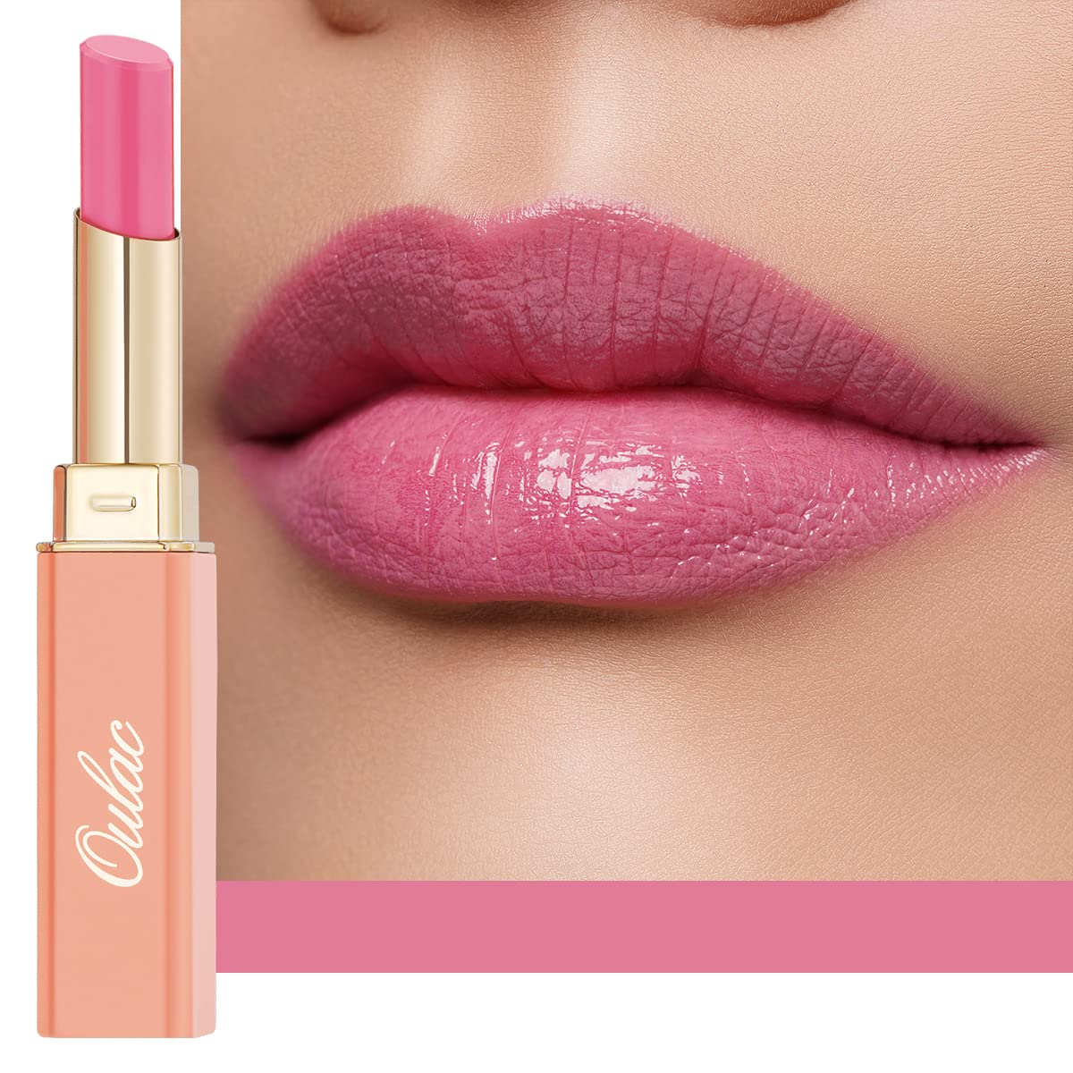 Oulac Moisturizing Pink Lipstick (06 She Pop)