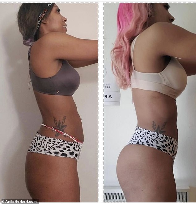 Is your side profile letting you down? Before following the Fit Queen challenge, one user showed off a flat side profile but the curve of a juicy peach was visibly evident in photos taken After completing the challenge, six weeks later