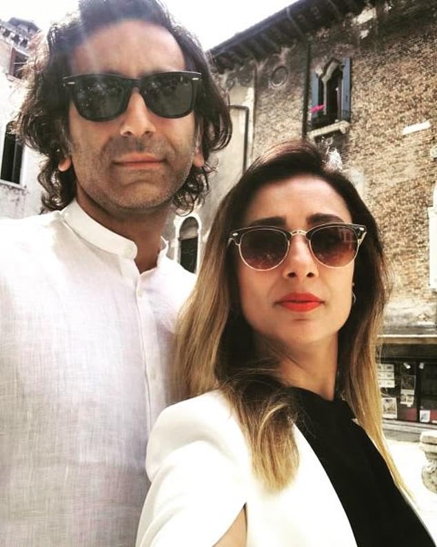 Over: It comes amid news Anita and her tech company owner partner Bhupi Rehal are said to have parted ways after their busy schedules kept them apart