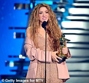 Shakira was this year's Video Vanguard Award recipient