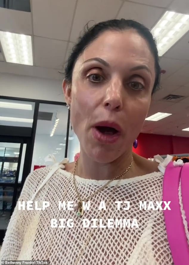 Visit to the store: The two-minute clip that conjured up the latest backlash was shared to Frankel's main TikTok page on September 5 as she stopped by a local T.J. Maxx with her daughter, Bryn, 13