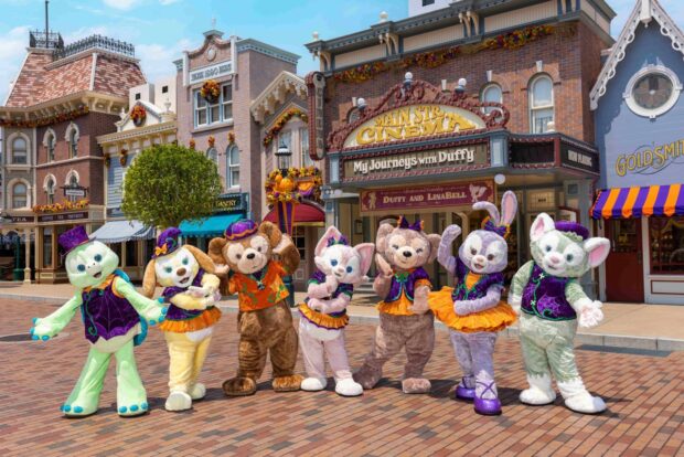 Duffy and friends at Hong Kong Disneyland