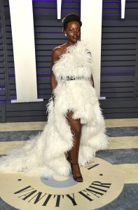 Lupita Nyong'o attends the 2019 Vanity Fair Oscar Party