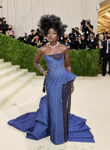 Lupita Nyong’o attends The 2021 Met Gala Celebrating In America: A Lexicon Of Fashion at Metropolitan Museum of Art