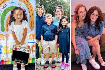 See Teen Mom kids all grown up on 1st day of school including Leah's twins