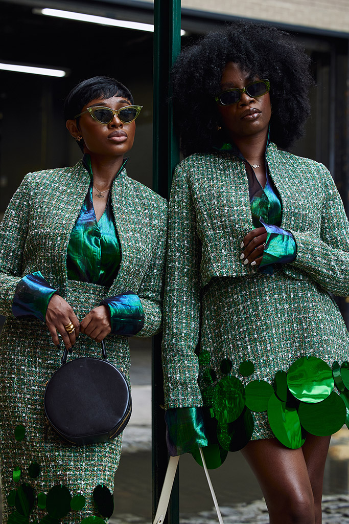 Yinka and Oluwabukola at Spring Studios. Photo: Tobi Sobowale