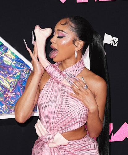 Saweetie attends the 2023 MTV Music Video Awards.