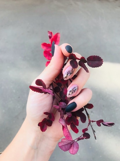 autumn nail art design