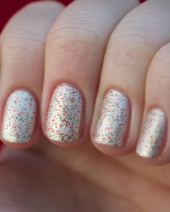 christmas nail ideas christmas sprinkles