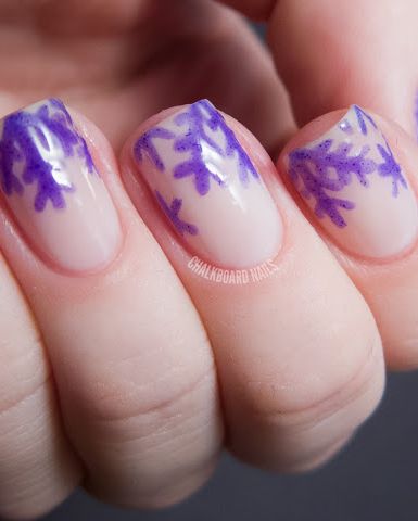 christmas nail ideas color changing snowflakes