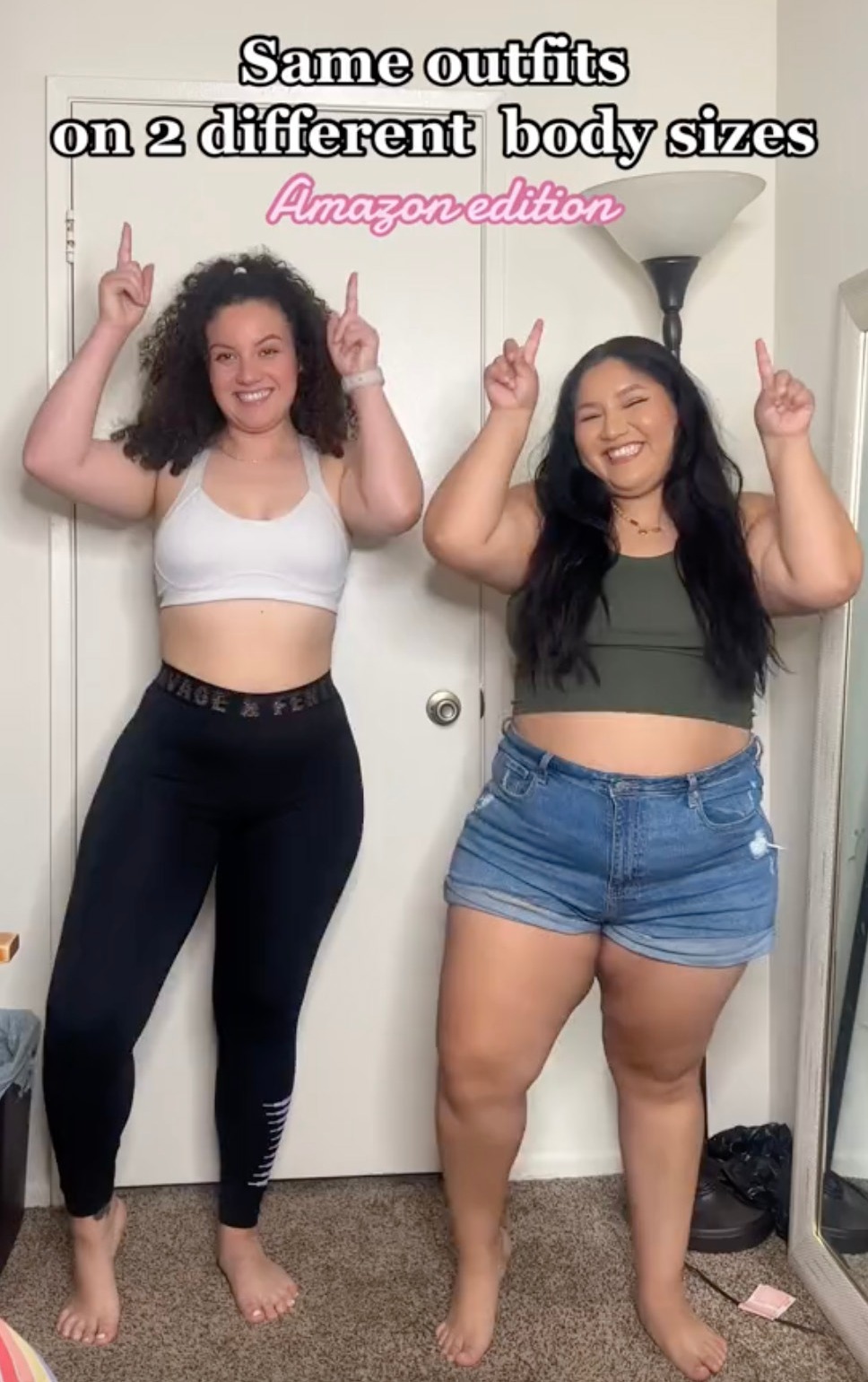 Two women with very different body types did an Amazon clothing haul