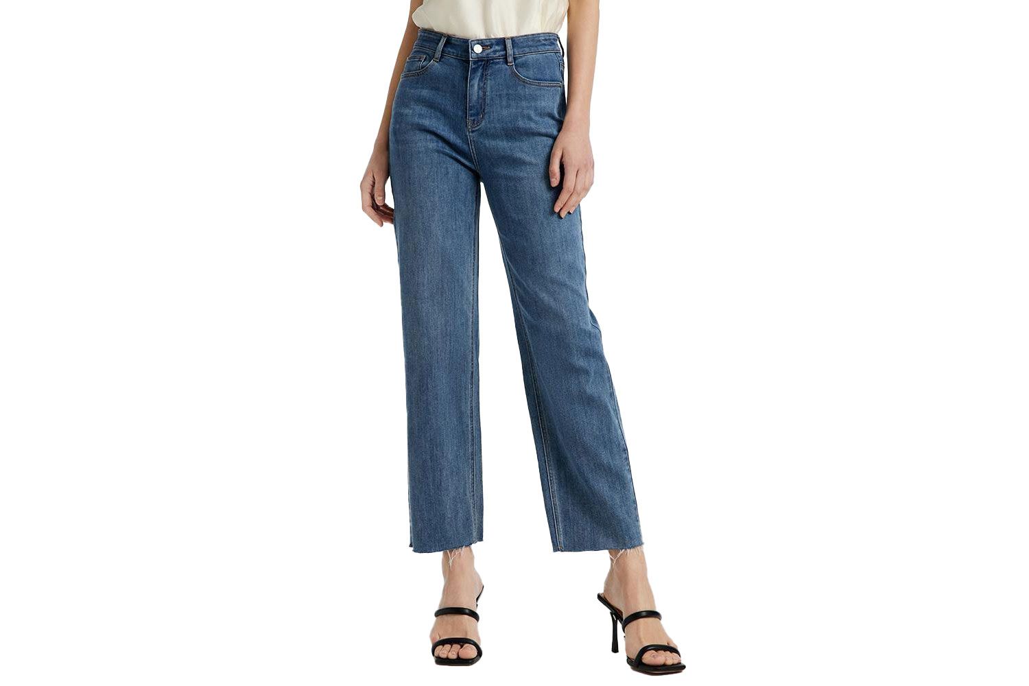 Goelia 1995 Straight-Legged Ankle Length Jeans