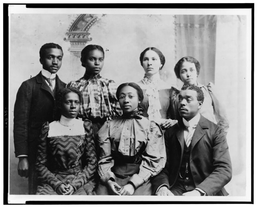 In this archive photo, students at Roger Williams University pose for a photo in 1899.