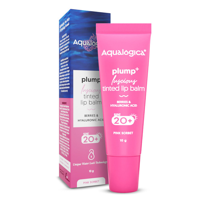 Aqualogica Pink Sorbet Plump+ Luscious Tinted Lip Balm