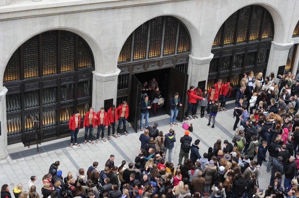 Abercrombie & Fitch models in Munich