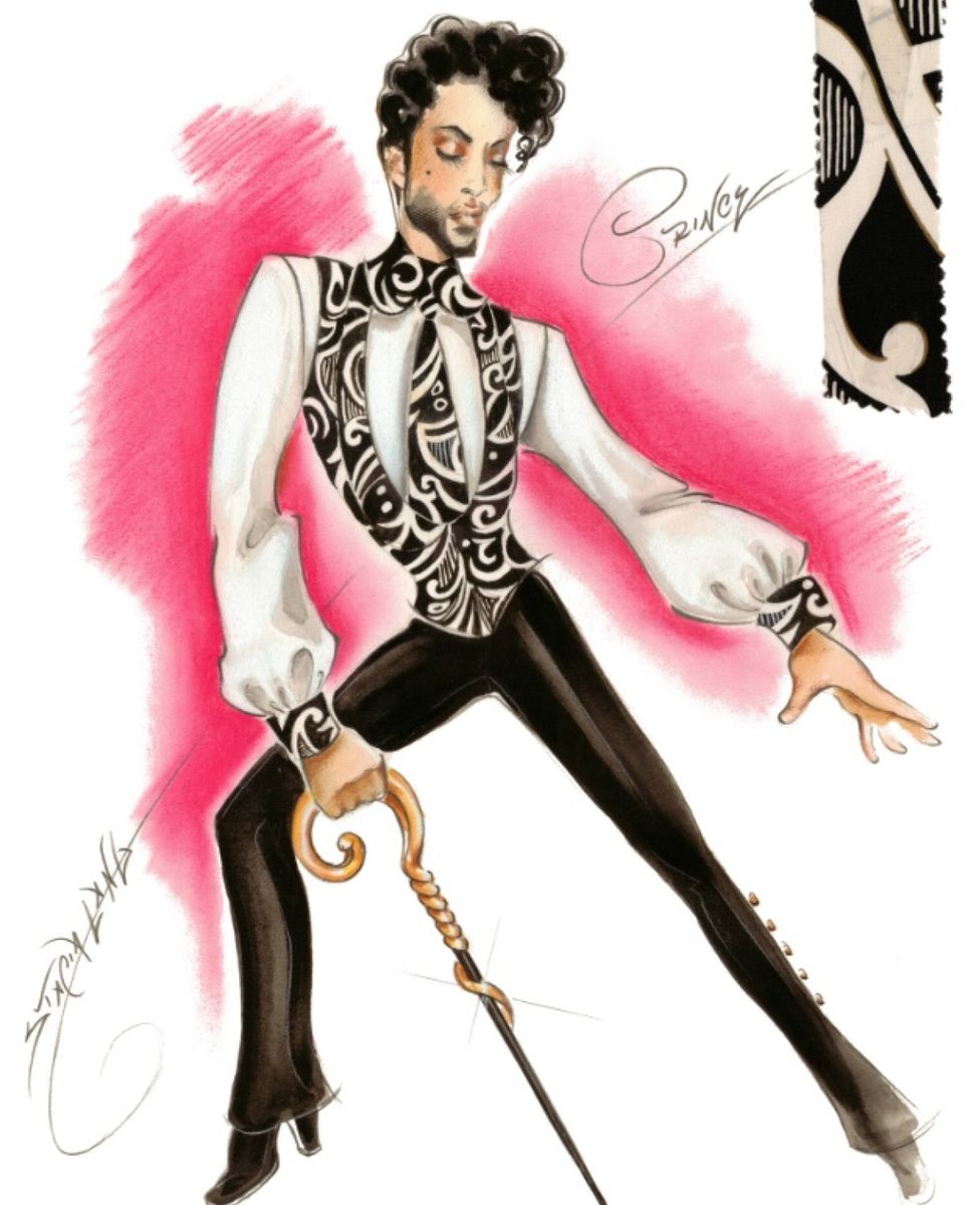 Stacia Lang, sketch for Prince