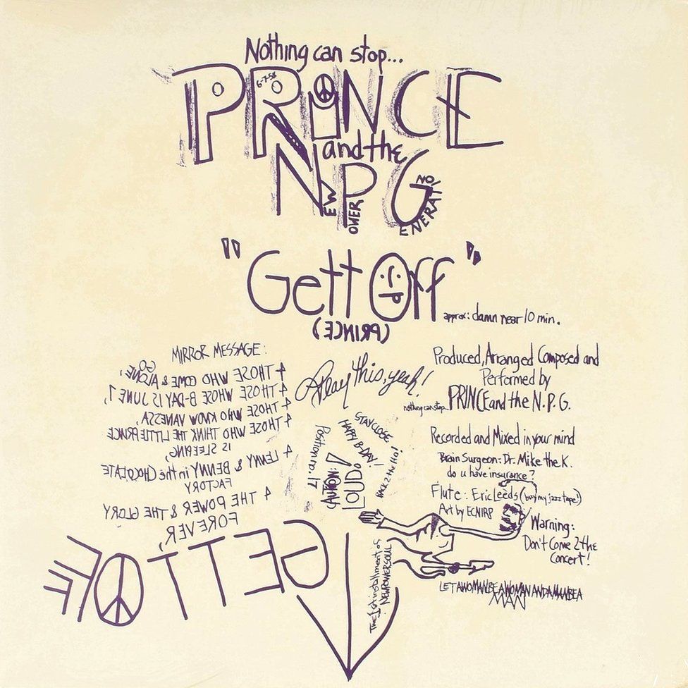 The original DJ-only copy of Gett Off