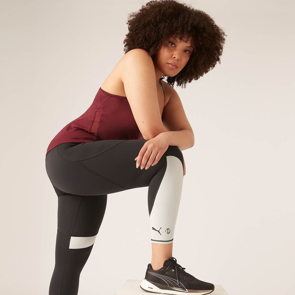 PUMA x Modibodi 7/8 Active Legging Moderate-Heavy Black